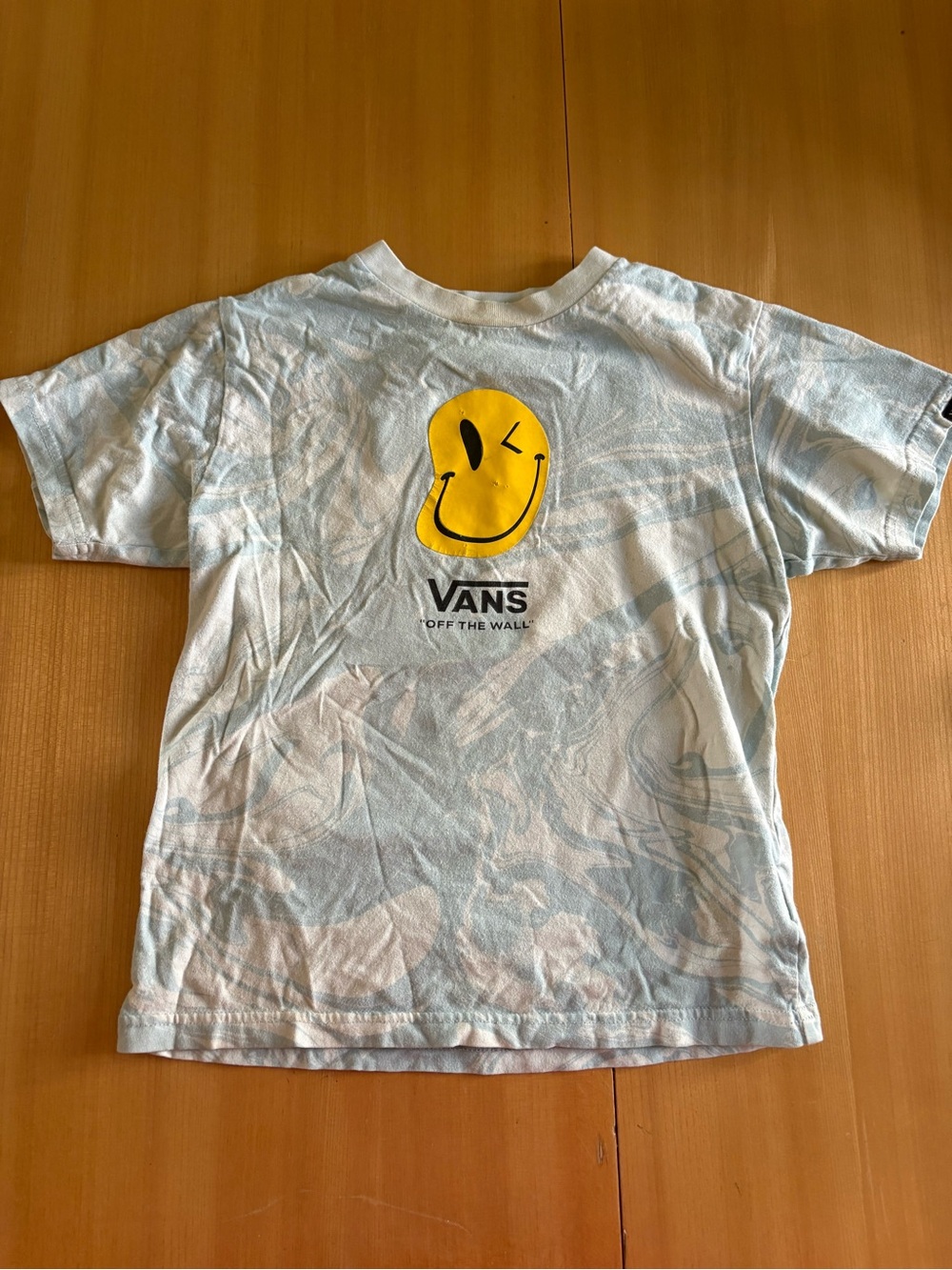 Vans Kids Yellow Smiley Graphic Tee